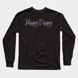 Hippy Dippy Purple Long Sleeve T-Shirt